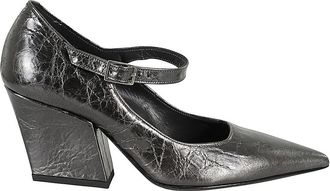 Giampaolo Viozzi Stijlvolle Bomberjas voor Mannen - Dames - Pumps - Grijs - 40 EU - Leer - Schoenen
