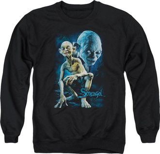 Gildan Lord Of The Rings Smeagol Adult Crewneck Sweatshirt