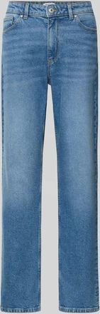 Jake*s Casual Straight Fit Jeans aus Baumwoll-Mix in Jeansblau, Gr&ouml;&szlig;e 34