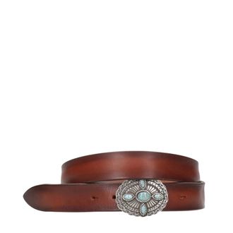 Orciani Accessoires, Heren, Bruin, 95 CM, Leer, Gecrushed Leren Riem