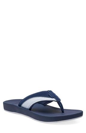 Sanuk Cosmic Seas Water Friendly Flip Flop in Black Iris at Nordstrom, Size 11