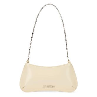 Jacquemus Shoulder Bags, female, Beige, Size: ONE SIZE Bag Bisou Chain