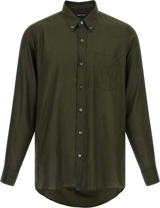 Tom Ford Green Button-down Shirt