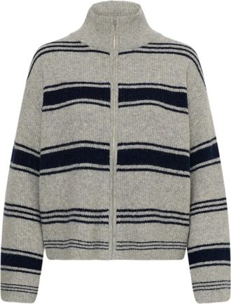 Part Two Cardigan - Dames - Truien - Grijs - Maat: XL
