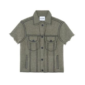 Kujten Chaqueta de punto de cachemira - Jackets - Mujer - Verde - M