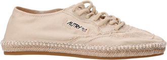 Autry Ivory Lace Up Sneakers