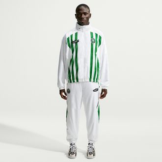 Nike Mens x Nigeria x Slawn Lightweight Pants in White | IU7645-100