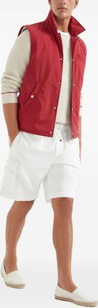 Brunello Cucinelli Gilet Thermore - Rosso