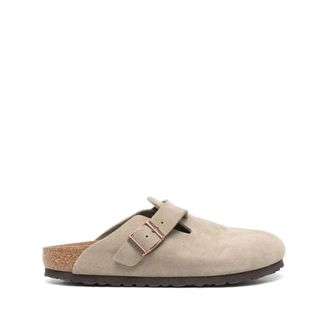 Birkenstock Boston - Dames - Slip ons - Grijs - 39 EU - Su&egrave;de - Schoenen