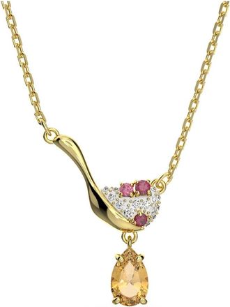 Swarovski Womens 5634333 Ladies Cariti Necklace - Gold - One Size