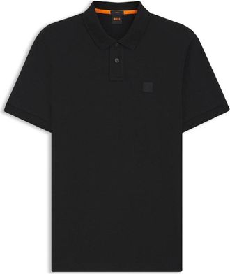 HUGO BOSS Mens Passenger Short Sleeve Polo Shirt in Black - Size X-Large