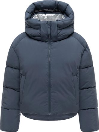 Marikoo Zilvaa dames winterjas - korte pufferjas met afneembare capuchon