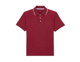 Saint Laurent Red Shirt Collar Polos