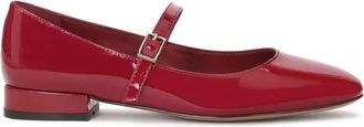 Kazar Maroon gelakte Mary Jane pumps - Dames - Ballerinas - Bruin - 36 EU - Leer - Schoenen