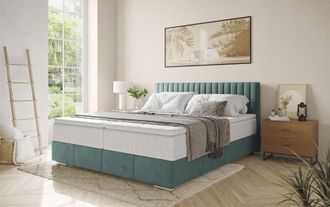 Inosign Boxbett »Thor mit Bettkasten, inkl. Matratze, Topseller« Topper und Zierkissen, in verschiedenen Härtegraden verfügbar