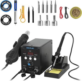 Cecotec Cecotec Estaci&oacute;n De Soldar De Aire Caliente Totalsoldier Station 6500, 60 W De Potencia, Temperatura Ajustable