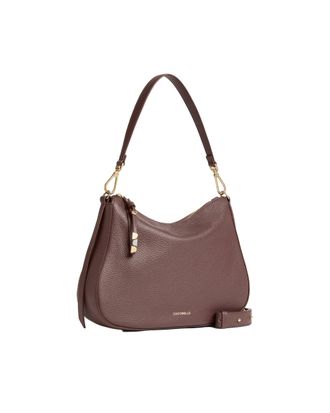 Coccinelle Womens Shoulder Bag Nory Berry Leather Bovine