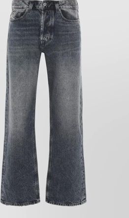 Diesel mid-rise straight-leg jeans