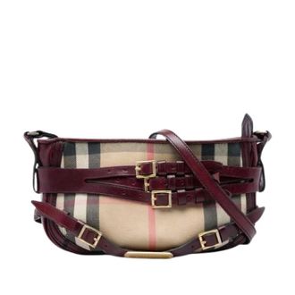 Burberry Pre-owned Bridle Langford Crossbody Bag - Dames - Pre-owned - Bruin - Maat: ONE Size