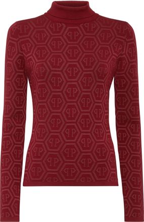 Philipp Plein Knitted Turtleneck Monogram