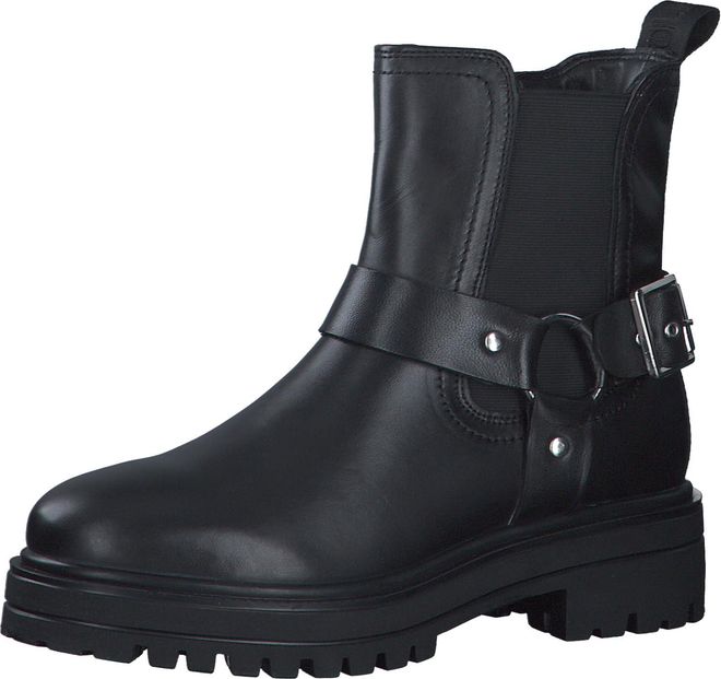 S.Oliver Damen Chelsea Boots Aus Leder – Mit Reißverschluss Und Soft Foam Für Extra Komfort