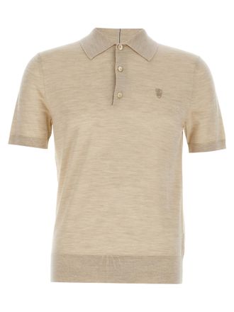 Burberry Mens Wool Polo Shirt
