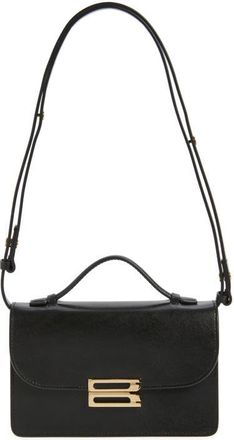 Victoria Beckham The Mini Dorian Leather Shoulder Bag in Black at Nordstrom