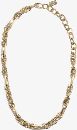 Lauren Rubinski 14K Yellow Gold Small Mixed Link Necklace - Womens - 14kt Yellow Gold