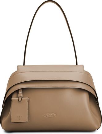 Tod's Small Wave Shoulder Bag in Creta Chiaro at Nordstrom