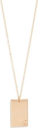 Set & Stones Goldie Zodiac Pendant Necklace in Gold /Taurus at Nordstrom