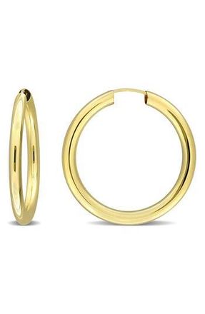 Delmar 10K Gold Hoop Earrings, 30mm at Nordstrom Rack