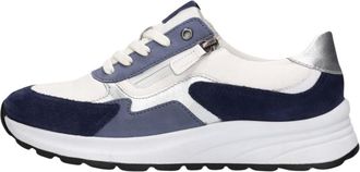 Gabor Schoenen, Dames, Blauw, 42 EU, Leer, 598 Sneakers