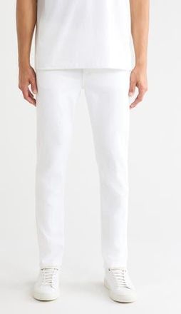 HUGO BOSS Delaware Slim Leg Jeans in White at Nordstrom Rack, Size 32 X 32