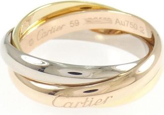 Cartier Yellow Gold (18K) Pink Gold (18K) White Gold (18K) Band Ring (Pre-Owned)