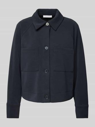 Rich & Royal Jacke mit Knopfleiste in Black, Gr&ouml;&szlig;e XL