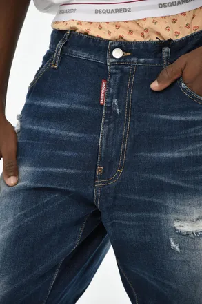Dsquared2 Jeas Stonewashed with Elastic Waist 19cm Dsquared2
