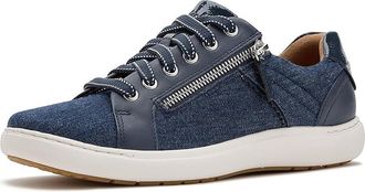Clarks Nalle Zen Womens Shoes Dark Denim Textile : 7.5 B - Medium, Suede/Synthetic
