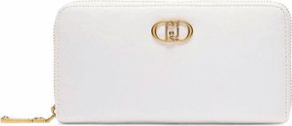 Liu Jo logo-plaque purse - White