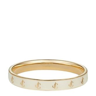 Jimmy Choo London Jc Enamel Bangle, Size Large