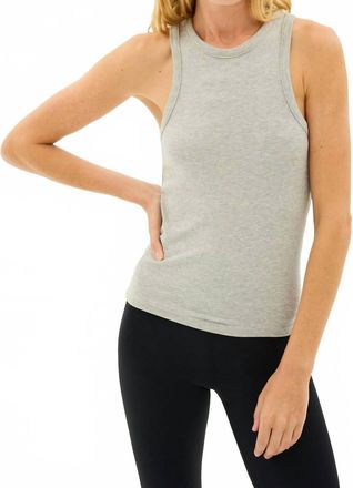SPLITS59 Kiki Rib Tank In Heather Grey