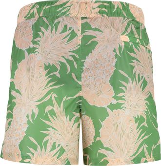 Valentino Garavani Mens Pineapple Print Swim Shorts Polyamide Beachwear Sea Clothing