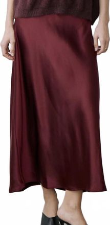 M&eacute;lissa Nepton Ari Skirt In Burgundy