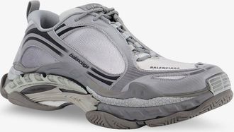 Balenciaga Mens Sneakers Triple S.2 Grey Polyurethane-Polyester Trainers Polyurethane/polyester
