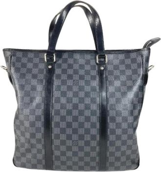 Louis Vuitton Pre-owned Vintage Damier Graphite Tote - Heren - Vintage Shopper - Grijs - ONE Size - Vintage