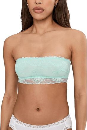 Free People Spring Fever Bra Womens Bra Bleached Aqua : LG (Womens 12-14), Elastane/Lace/Nylon