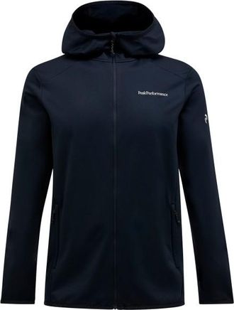 Peak Performance Light Zip Hood Fleecejacke f&uuml;r Herren | schwarz