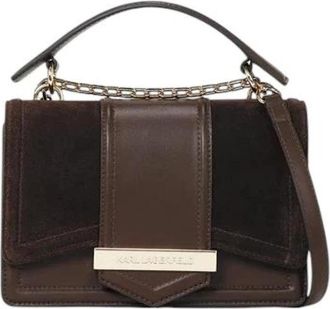 Karl Lagerfeld Crossbody - Dames - Handtassen - Bruin - ONE Size - Tassen