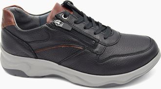 Waldl&auml;ufer Mens MAX 718007 MENS CASUAL SHOE - Black - Size: 10.5/EE / H