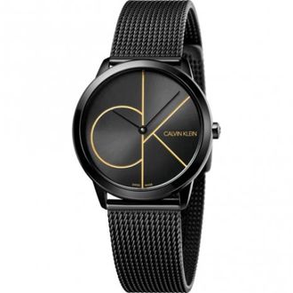 Calvin Klein Minimalistisch Horloge - Dames - Horloges - Zwart - ONE Size - Accessoires