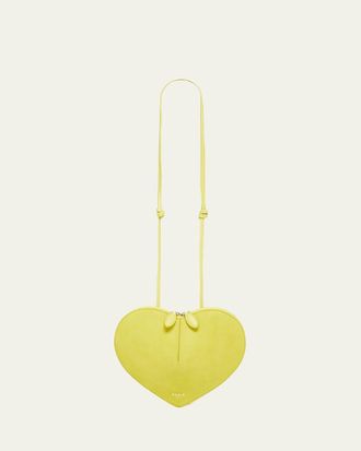 Alaia Le Coeur Crossbody Bag in Suede